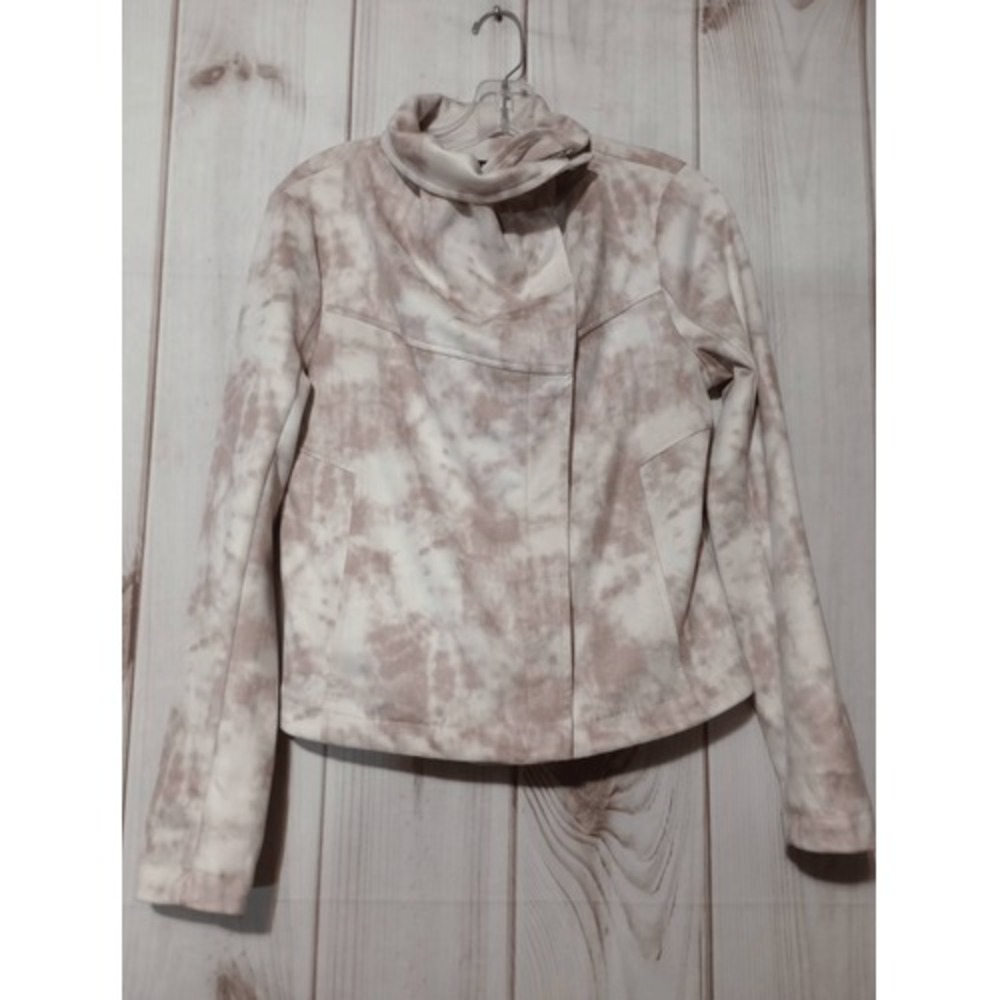 BAGATELLE COLLECTION Tie Dye Asymmetrical‎ Collar Jacket Women's Size S